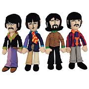 Beatles Yellow Submarine Fab Four Plush Set